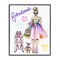 Stupell Industries Fabulous Girl & Dog Framed Giclee, design by Jess Stempel